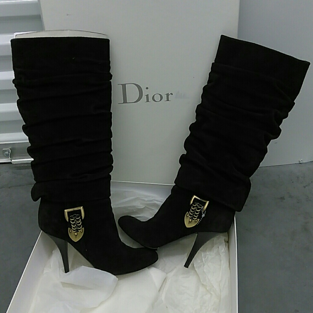 Dior chain boots